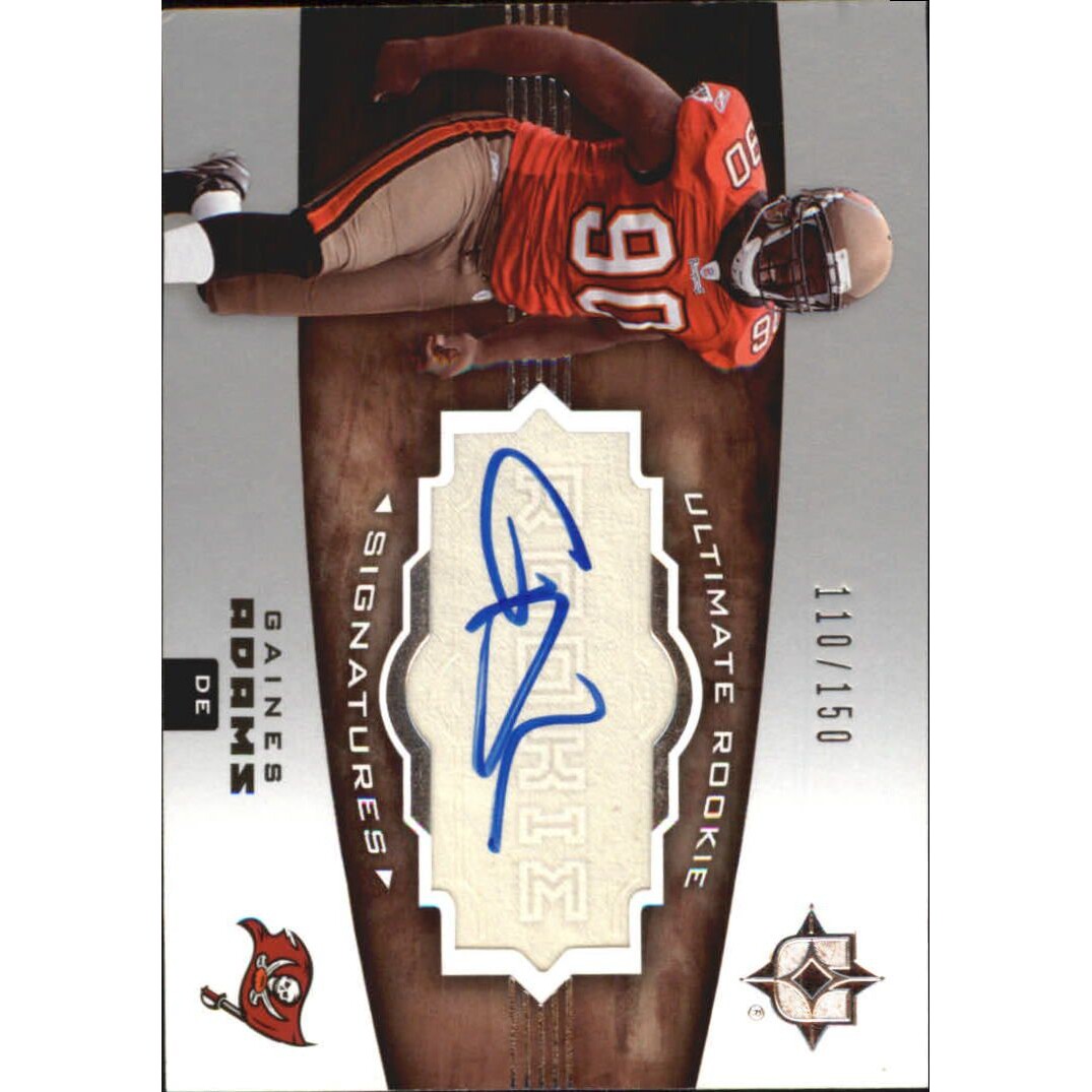 2007 Ultimate Collection #117 Gaines Adams AU/150 RC