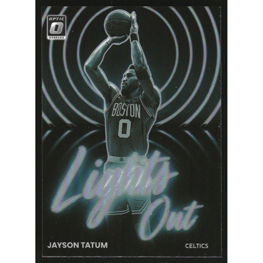 2022-23 Donruss Optic Lights Out Holo #1 Jayson Tatum