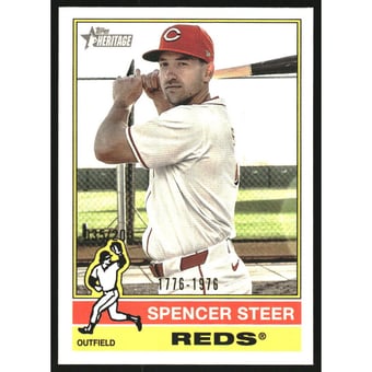 2025 Topps Heritage Bicentennial #155 Spencer Steer