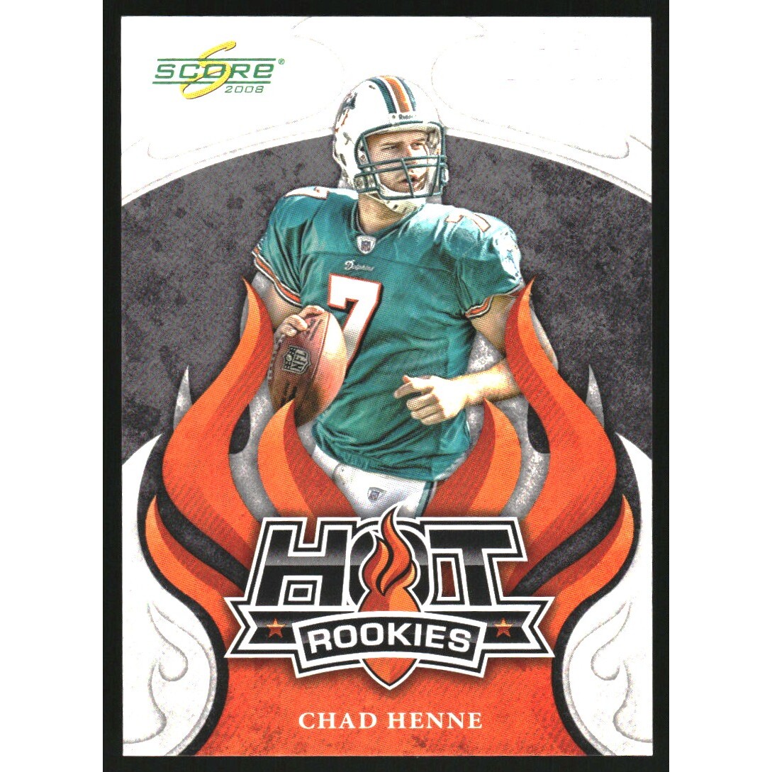2008 Score Hot Rookies Artist's Proof #2 Chad Henne