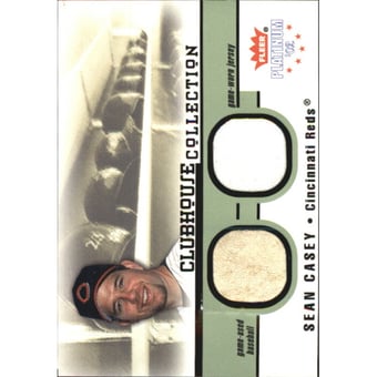 2002 Fleer Platinum Clubhouse Memorabilia Combos #6 Sean Casey Ball-Jsy/125
