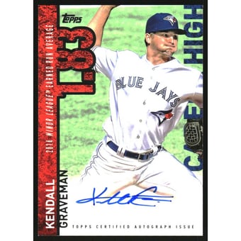 2015 Topps Career High Autographs #CHAKG Kendall Graveman S2