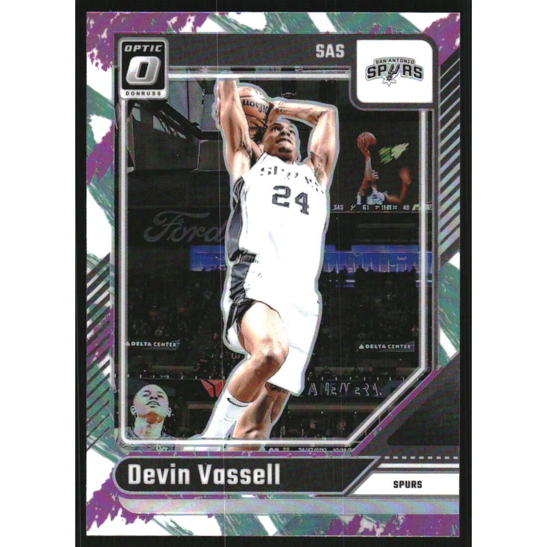 2024-25 Donruss Optic Jazz #157 Devin Vassell
