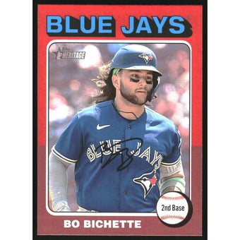 2024 Topps Heritage Red Border #152 Bo Bichette