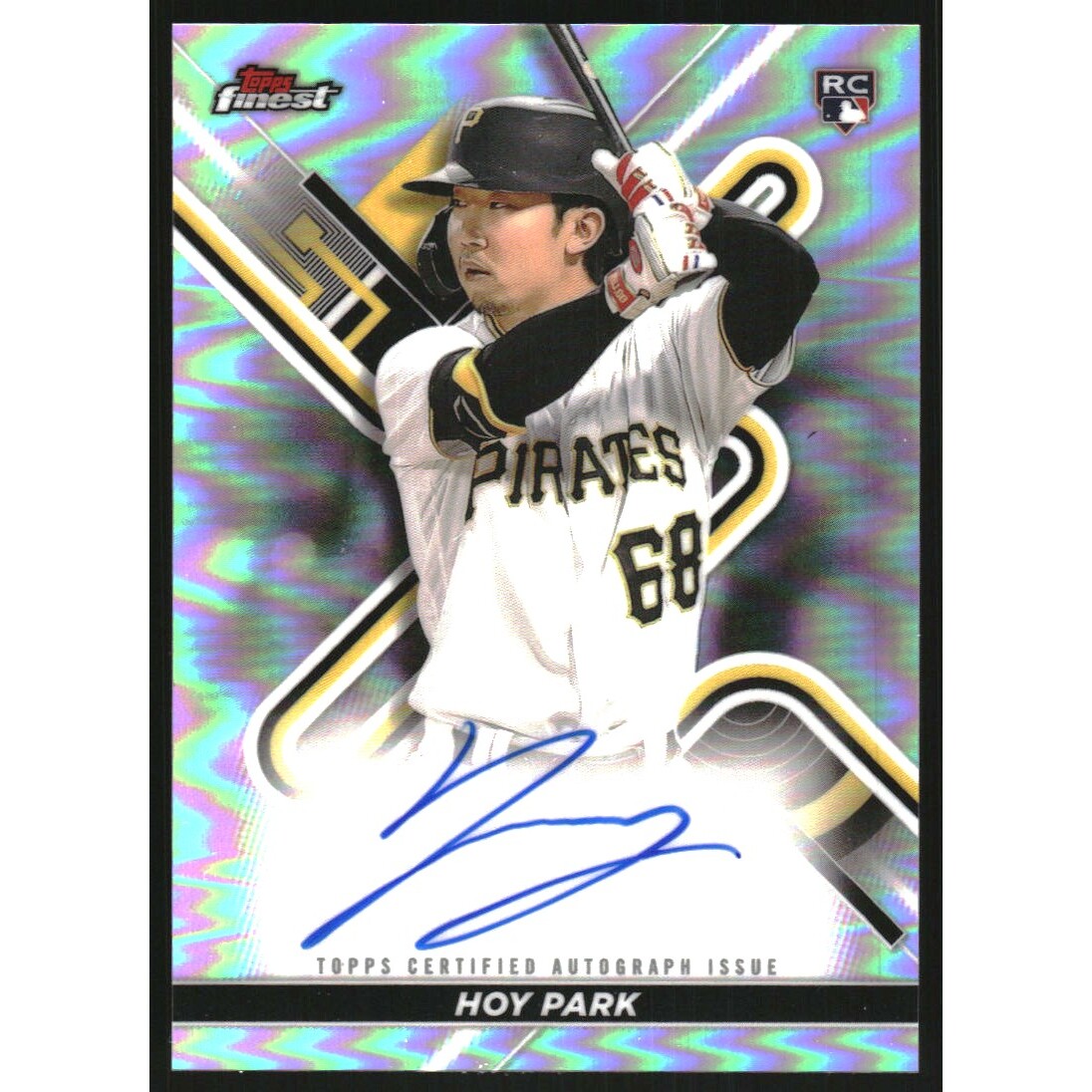 2022 Finest Autographs Refractors #FAHP Hoy Park