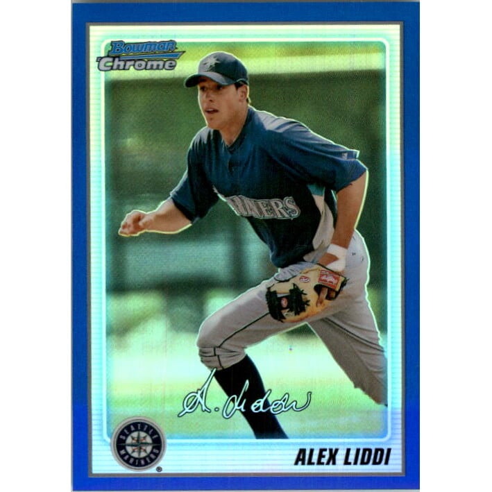 2010 Bowman Chrome Prospects Blue Refractors #BCP182A Alex Liddi