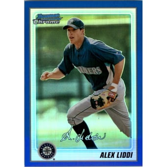 2010 Bowman Chrome Prospects Blue Refractors #BCP182A Alex Liddi
