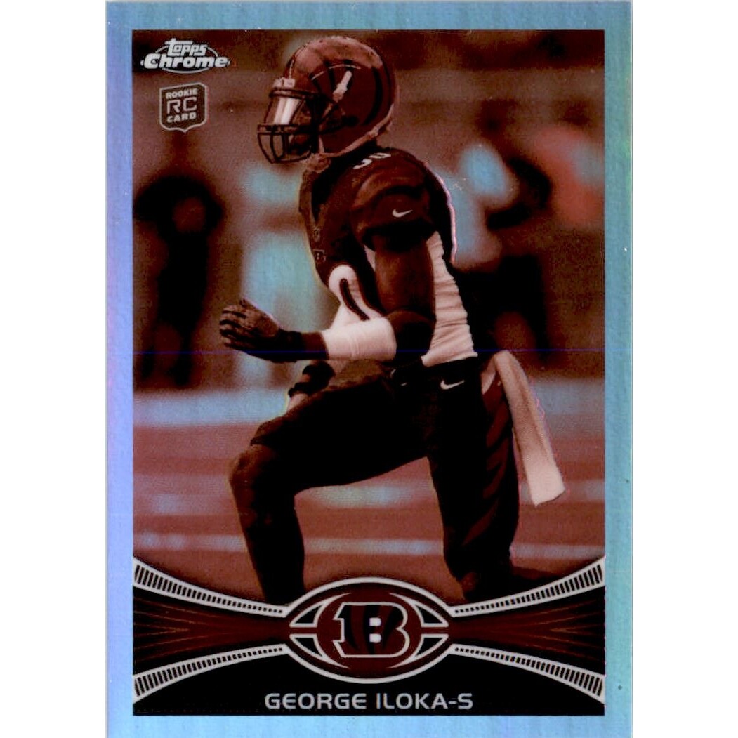 2012 Topps Chrome Sepia Refractors #205 George Iloka 2012 Topps Chrome Sepia Refractors #205 George Iloka