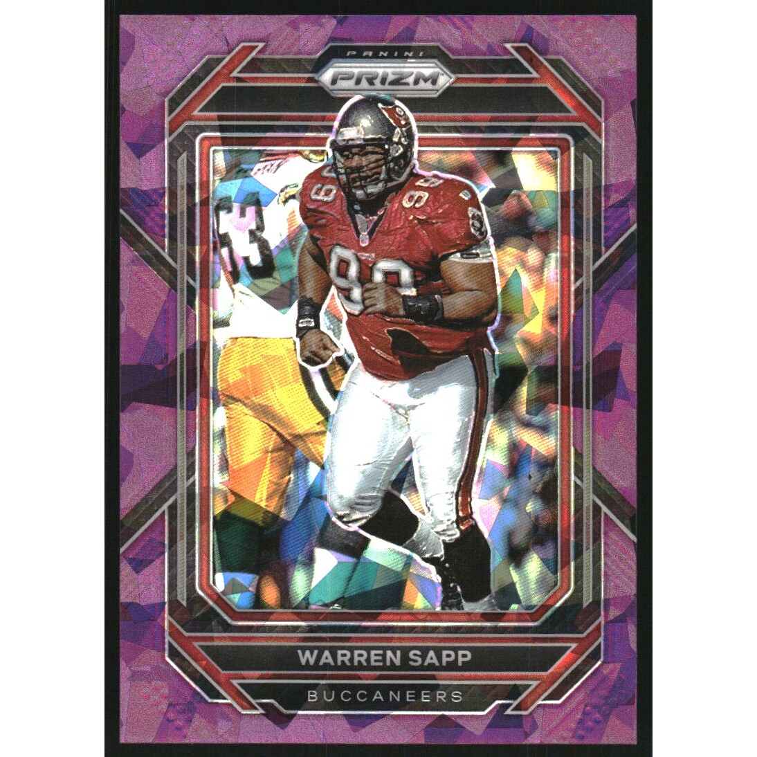 2022 Panini Prizm Prizms Purple Ice #282 Warren Sapp