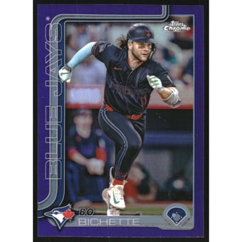 2025 Topps Chrome Purple Refractors #101 Bo Bichette