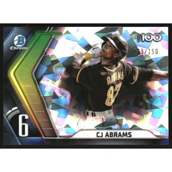 2022 Bowman Chrome Scouts Top 100 Atomic Refractors #BTP6 CJ Abrams
