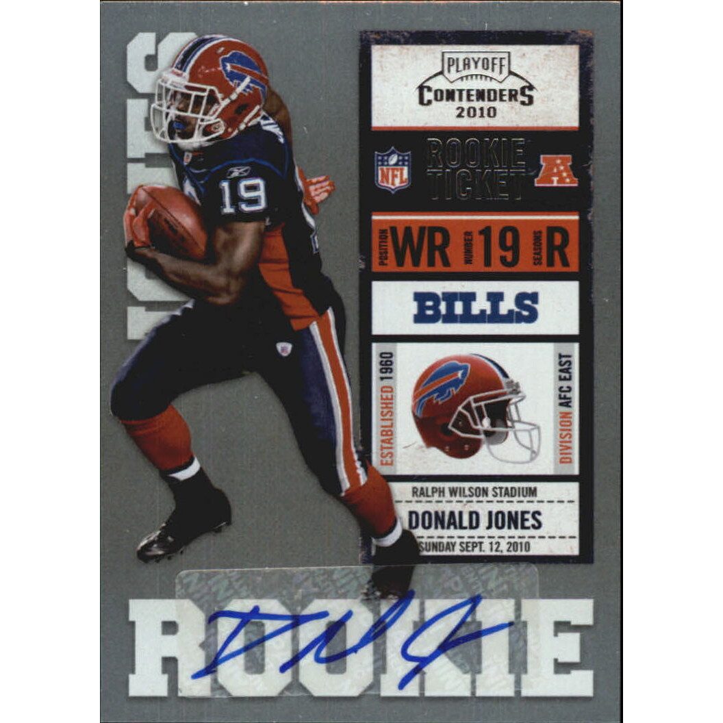 2010 Playoff Contenders #132 Donald Jones AU RC