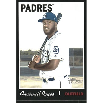 2019 Topps Heritage Black Border #425 Franmil Reyes