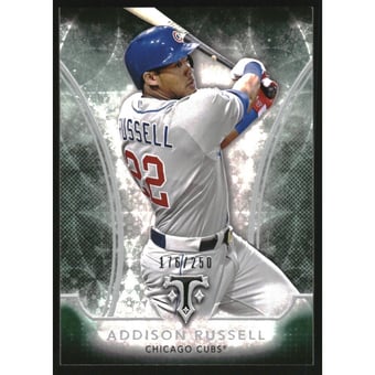 2015 Topps Triple Threads Emerald #86 Addison Russell