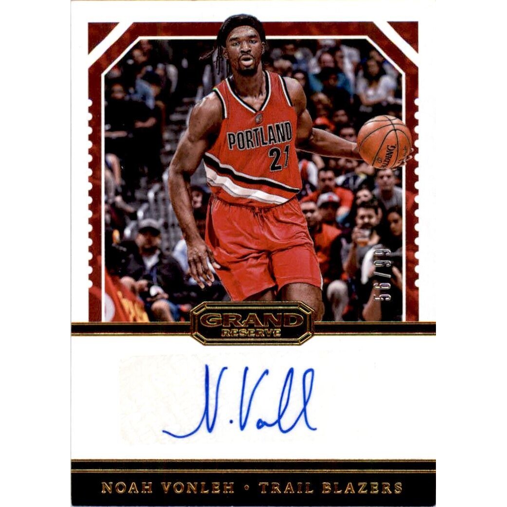 2016-17 Panini Grand Reserve Reserve Signatures #13 Noah Vonleh/99