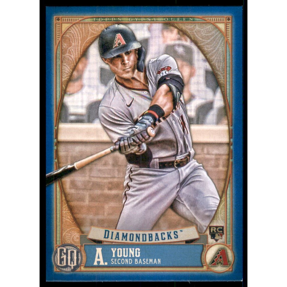 2021 Topps Gypsy Queen Blue #259 Andy Young. rookie card picture