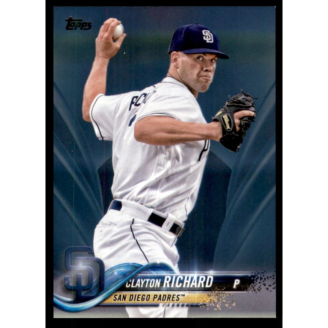 2018 Topps Father's Day Blue #501 Clayton Richard. rookie card picture