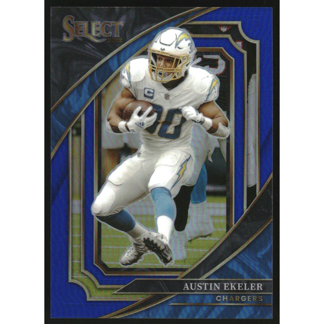 2022 Select Prizm Blue #376 Austin Ekeler