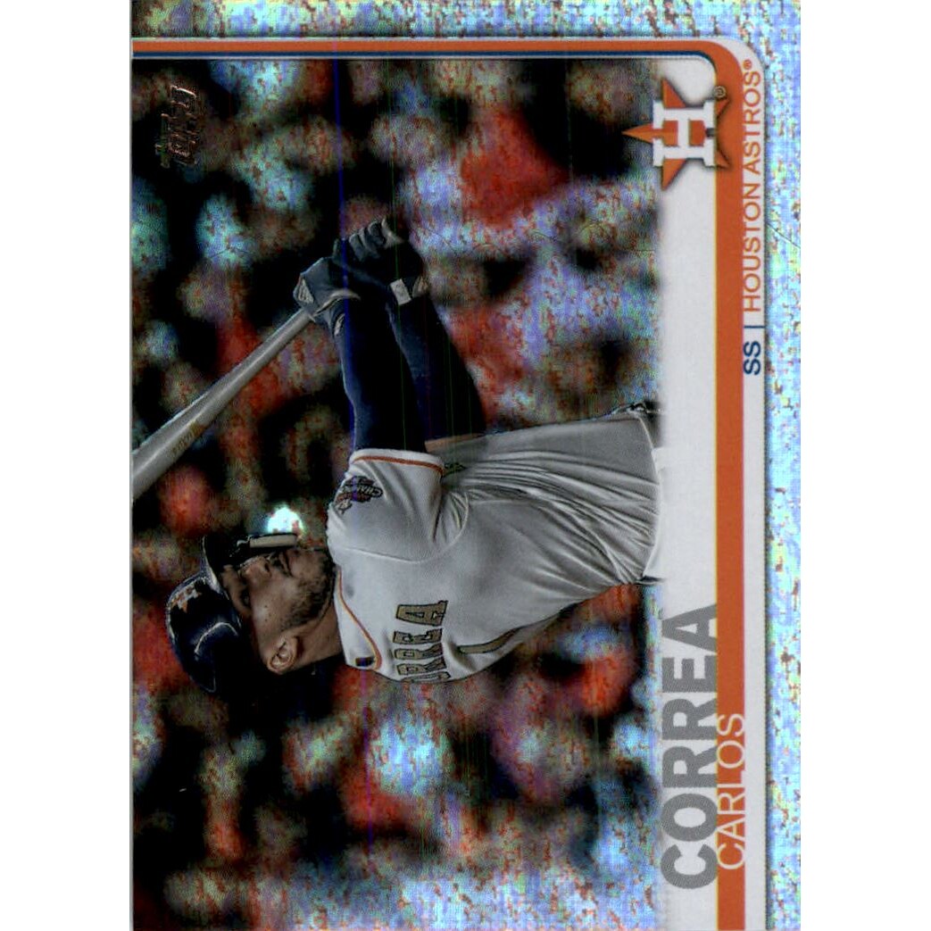 2019 Topps Factory Set Sparkle Foil #32 Carlos Correa