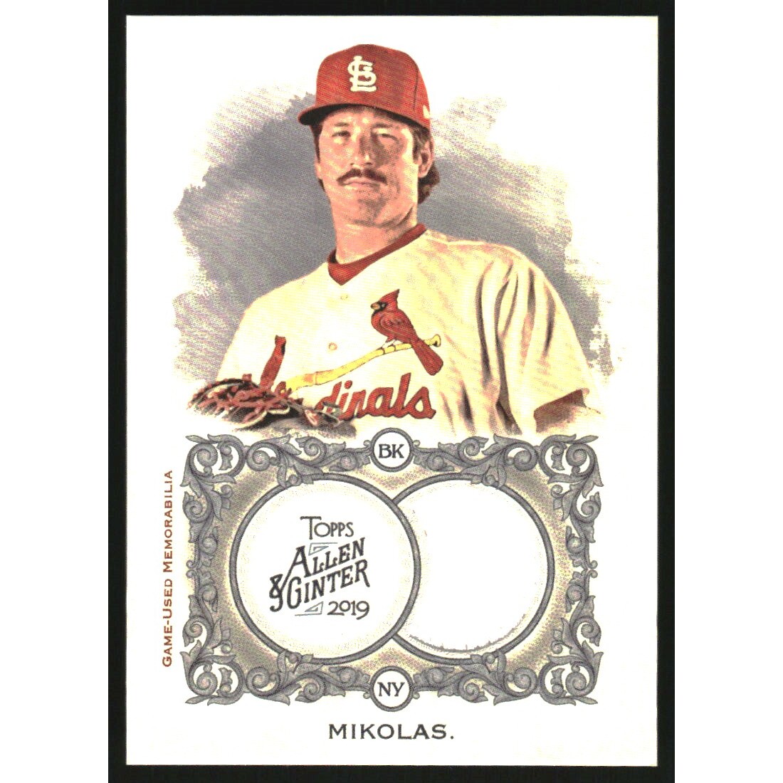2019 Topps Allen and Ginter Relics #FSRBMM Miles Mikolas B