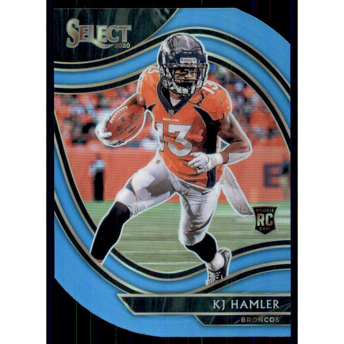 2020 Select Prizm Light Blue Die Cut #367 K.J. Hamler