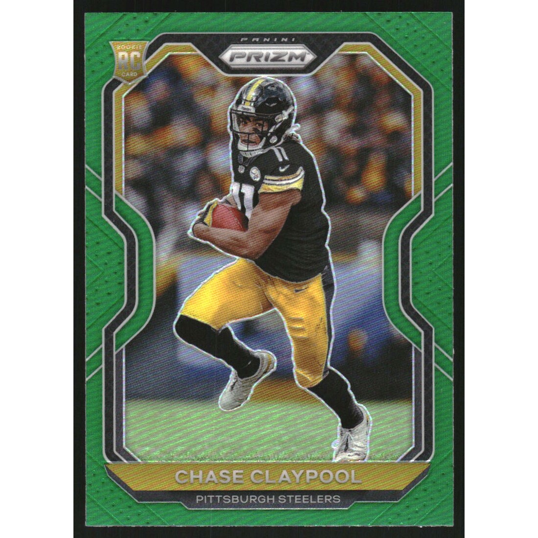 2020 Panini Prizm Prizms Green #392 Chase Claypool