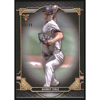 2022 Topps Triple Threads Onyx #76 Gerrit Cole