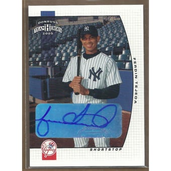 2005 Donruss Team Heroes Autographs #411 Ferdin Tejeda