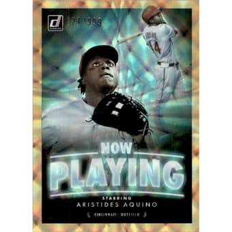 2020 Donruss Now Playing #8 Aristides Aquino