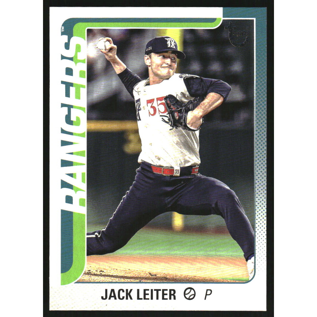 2025 Topps Update Vintage Stock #US165 Jack Leiter. rookie card picture