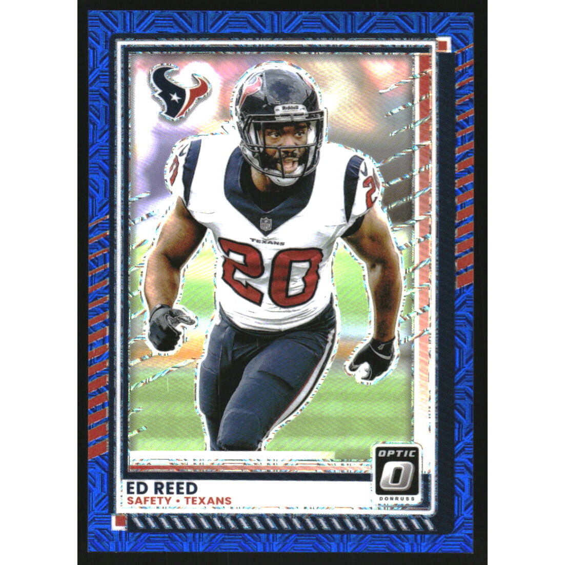 2025 Donruss Optic Blue Mojo #125 Ed Reed