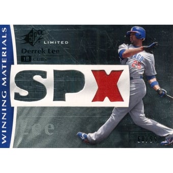 2008 SPx Winning Materials Limited Patch SPx #DL Derrek Lee