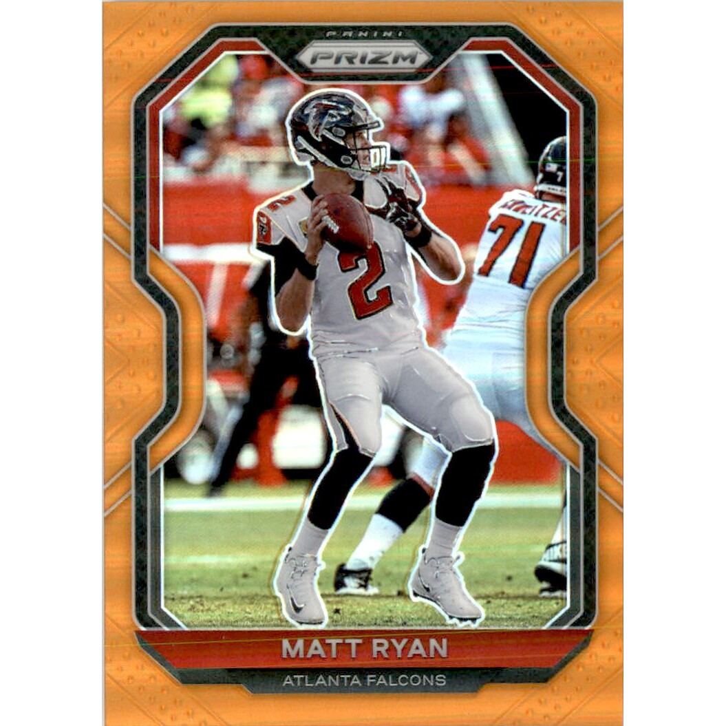 2020 Panini Prizm Prizms Orange #227 Matt Ryan. rookie card picture