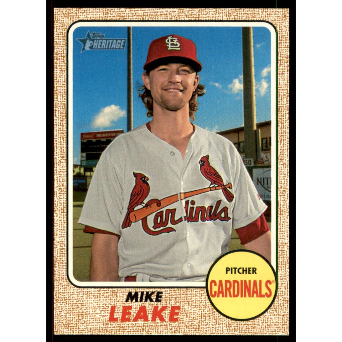 2017 Topps Heritage Bright Yellow Back #723 Mike Leake. rookie card picture