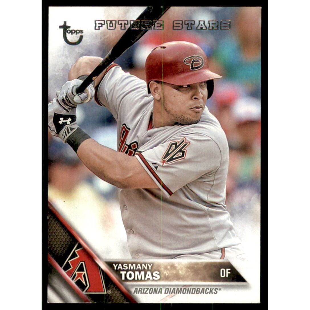 2016 Topps Vintage Stock #186 Yasmany Tomas FS. rookie card picture