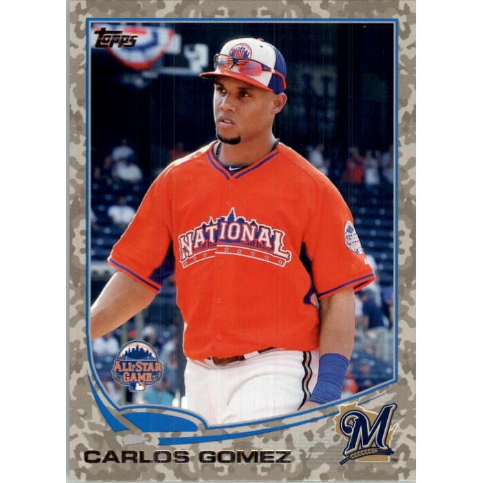 2013 Topps Update Camo #US20 Carlos Gomez. rookie card picture