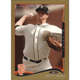 2014 Topps Mini Gold #347 Matt Cain