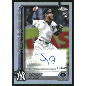 2025 Topps Chrome Update Autographs Refractors #ACJV Jorbit Vivas