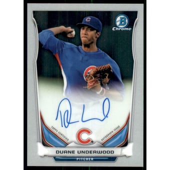 2014 Bowman Chrome Prospect Autographs #BCAPDU Duane Underwood