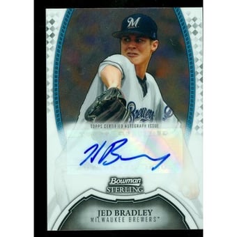 2011 Bowman Sterling Prospect Autographs #JB Jed Bradley