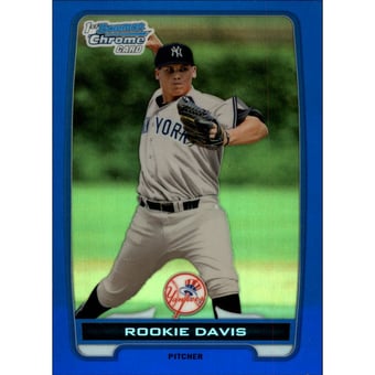2012 Bowman Chrome Prospects Blue Refractors #BCP43 Rookie Davis