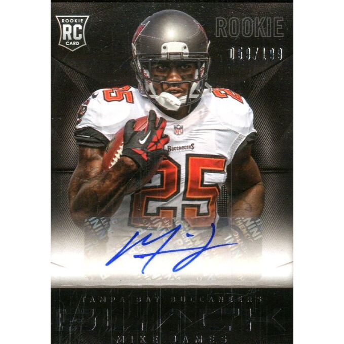 2013 Panini Black Rookie Signatures #168 Mike James/199
