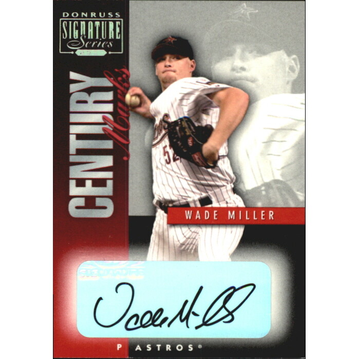2001 Donruss Signature Century Marks #33 Wade Miller/180