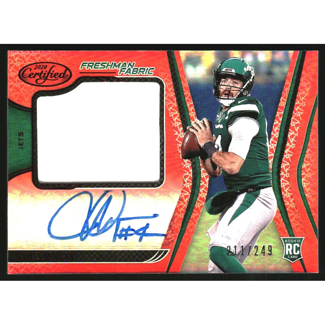 2020 Certified Mirror Red #239 James Morgan JSY AU/249