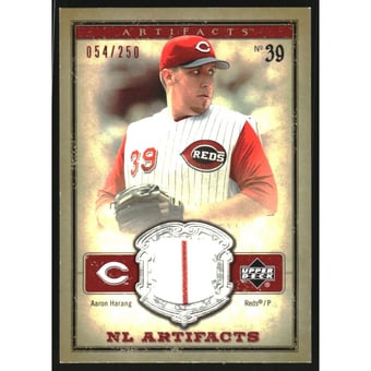 2006 Artifacts AL/NL Artifacts Red #AHN Aaron Harang Jsy/250
