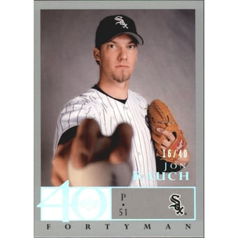 2003 Upper Deck 40-Man Rainbow #309 Jon Rauch