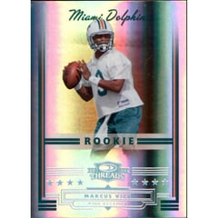 2006 Donruss Threads Silver Holofoil #216 Marcus Vick