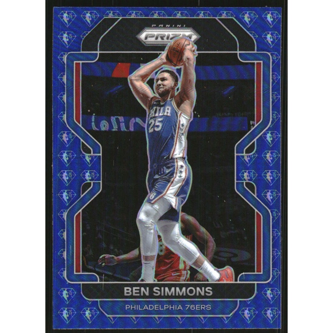 2021-22 Panini Prizm Prizms NBA 75th Anniversary #199 Ben Simmons 2021-22 Panini Prizm Prizms NBA 75th Anniversary #199 Ben Simmons