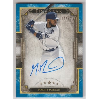 2018 Topps Five Star Autographs Blue #FSAMR Manny Margot
