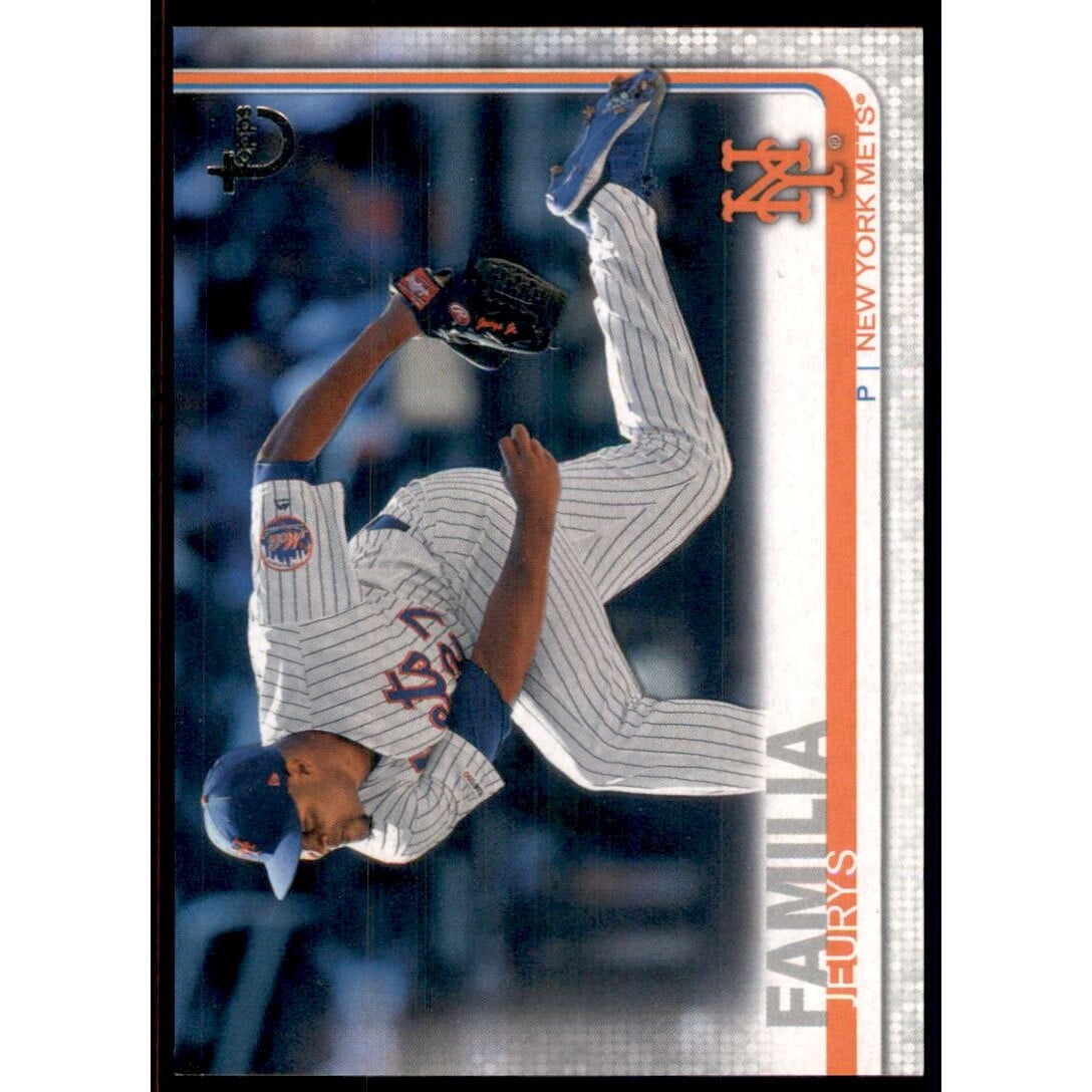 2019 Topps Update Vintage Stock #US156 Jeurys Familia. rookie card picture